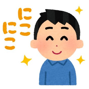 hyoujou_text_man_nikoniko